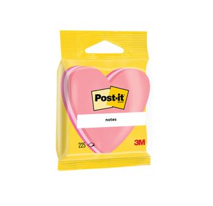 Post-it Notes 70 x 70mm Heart Pink (12 Pack) 2007H