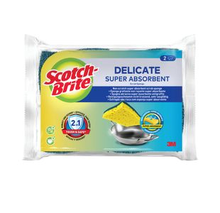 Scotch-Brite Delicate Non-Scratch Cellulose Scrub Sponge (Pack of 10) 7100257950