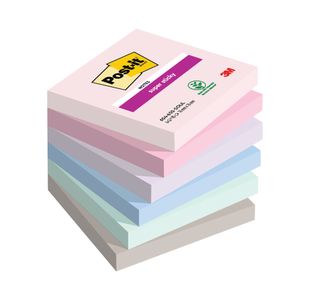 Post-it Super Sticky Notes Soulful 76x76mm 90 Pack of 6 654-6SS-SOUL
