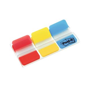 Post-it Strong Index Full Colour Red/Yellow/Blue (Pack of 66) 686-RYB