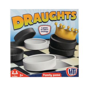 HTI Toys Draughts Traditional Family Board Game 211 1374327