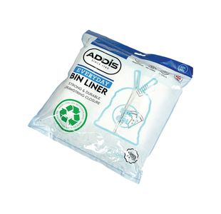 Addis Drawstring Bin Liner 50-60L 15 Liners Per Roll Pack of 3 520094