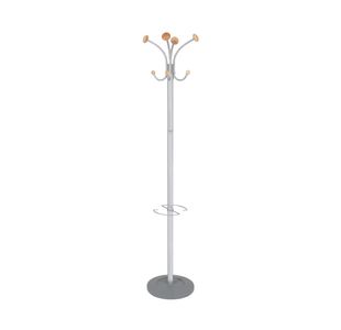 Alba Vienna Coat Stand 350x350x1790mm Metal/Wood PMVIENNA