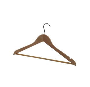 Alba Coat Hanger 450x22x60mm Wooden (Pack of 25) PMBASICBO