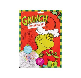 Giftmaker Grinch Christmas Colouring Set Pack of 8 XLICACC4A001