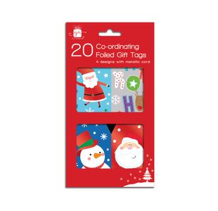 Giftmaker Santa/Friends Coordindated Tags x20 Pack of 25 XGIMTAC5A106