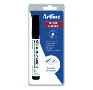 Artline Secure Redacting Marker Black EKSC4-C1