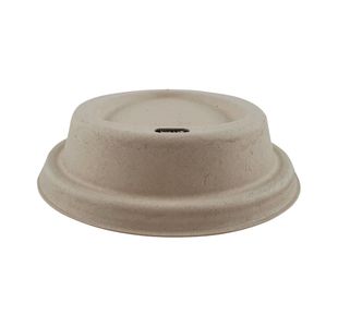 Cup Kind 12/16oz Sip Lids Bagasses Moulded Fibre (Pack of 1000) PFBL90
