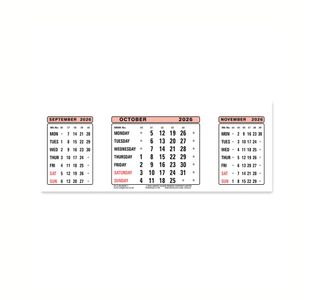 At-A-Glance Calendar Refill 2026 3SR26