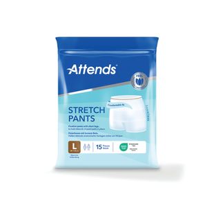 Attends Stretch Boxer Pants L x12 Pack of 15 37093