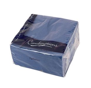 Combinations Napkin 330mm x 330mm Navy Blue (Pack of 100) 3324NBCOM