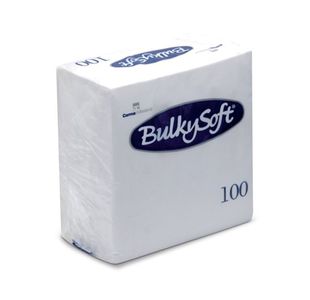 Cocktail Napkin 240x240mm 2-Ply White (Pack of 100) 32196