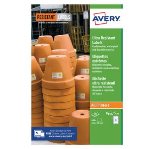 Avery Ultra Resistant Labels 74x105mm Pack of 160 B3427-20