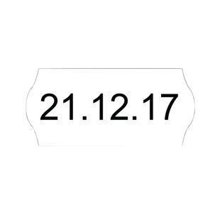 Avery Dennison Single-Line Price Marking Label 12x26mm White (Pack of 15000) WR1226