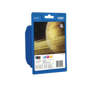 Brother LC1100 Inkjet Cartridge CMY Multipack LC1100RBWBP