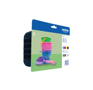 Brother LC221 Inkjet Cartridge CMYK Multipack LC221VALBP