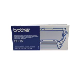 Brother PC-75 Thermal Transfer Ink Ribbon Black PC75