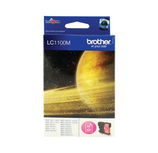 Brother LC1100M Inkjet Cartridge Magenta LC1100M