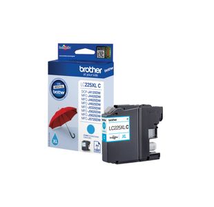 Brother LC225XLC Inkjet Cartridge High Yield Cyan LC225XLC