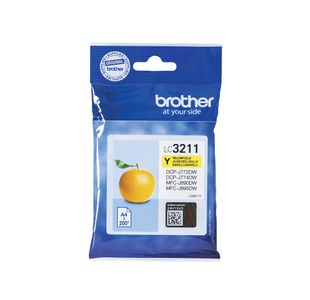 Brother LC3211Y Inkjet Cartridge Yellow LC3211Y