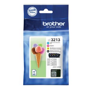 Brother LC3213 Inkjet Cartridge CMYK Multipack LC3213VAL