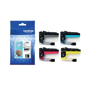 Brother LC424 Inkjet Cartridge CMYK Multipack LC424VAL