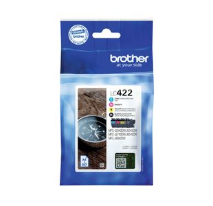 Brother LC422 Inkjet Cartridge CMYK Multipack LC422VAL
