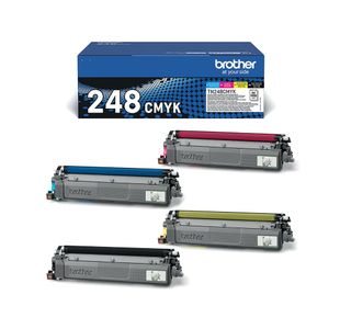 Brother TN-248 Toner Cartridges Value Pack CMYK Multipack TN248VAL