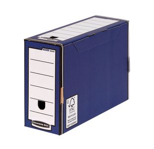 Bankers Box Premium Transfer File Blue/White (Pack of 10) 00059-FF