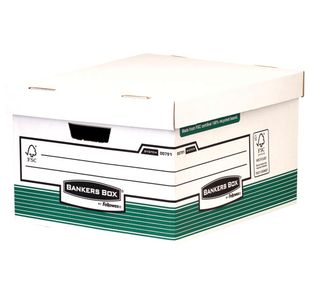 Bankers Box System Storage Box Large Green (Pack of 10) 00791-FFLP