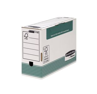 Bankers Box Transfer File 120mm Foolscap Green (Pack of 10) 1179201