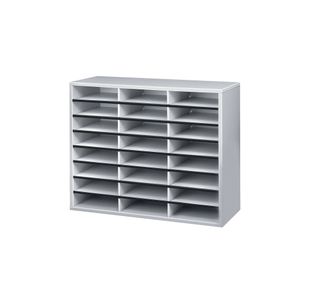 Fellowes Literature Sorter A4 24 Compartments Dove Grey 25041