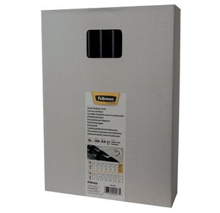 Fellowes A4 Plastic Binding Combs 19mm Black (Pack of 100) 53477