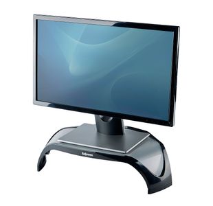 Fellowes Smart Suites Height Adjustable Monitor Stand Black/Silver 8020101