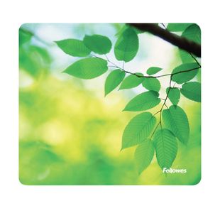 Fellowes Recycled Mouse Mat Leaf Print 5903801