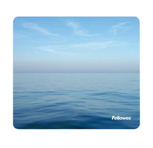 Fellowes Recycled Mouse Mat Blue Ocean Print 5903901