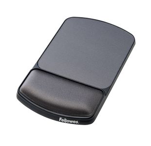 Fellowes Premium Gel Adjustable Mouse Pad/Wrist Support Black 9374001