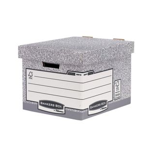 Bankers Box Heavy Duty Storage Box 333x390x285mm (Pack of 10) 0081801
