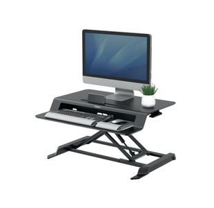 Fellowes Lotus LT Sit/Stand Height Adjustable Workstation Blk 8215001