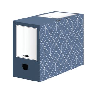 Bankers Box Decor Transfer File 150mm Slate Blue (Pack of 5) 4483901