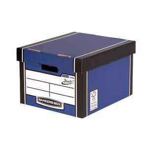 Bankers Box Premium Classic Storage Box Blue (Pack of 5) 7250617