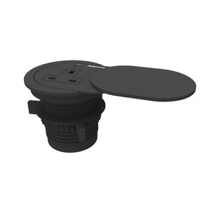 Fellowes Power Spot Type G UK/IE 1 Socket and 1 USB C Port Black 100136977