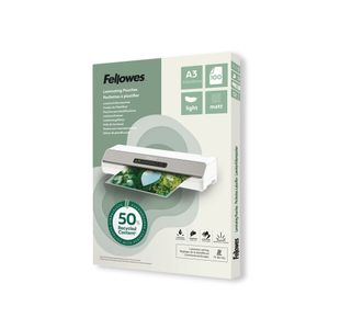 Fellowes Recycled Laminating Pouches 80 Micron A3 Matt (Pack of 100) 100143436