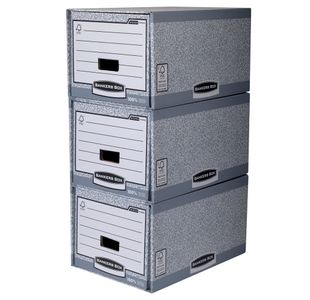 Bankers Box System Storage Drawer Grey/White (Pack of 5) 01820