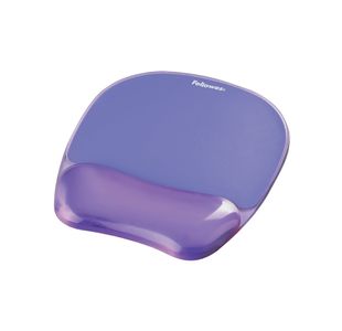 Fellowes Crystals Gel Mouse Pad Purple 9144103