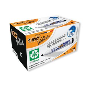 Bic Velleda 1701 Whiteboard Marker Black (Pack of 12) 904937