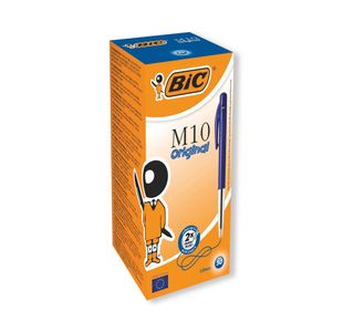 Bic M10 Clic Retractable Ballpoint Pen Medium Blue Pack of 50 1199190121