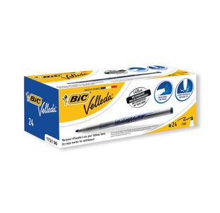 Bic Velleda 1721 Whiteboard Marker Fine Blue (Pack of 24) 841841