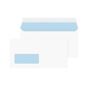Blake PurelyEveryday Dl 100gsm Peel & Seal White Window Envelopes (Pack of 50) 23884/50PR 23884/50PR