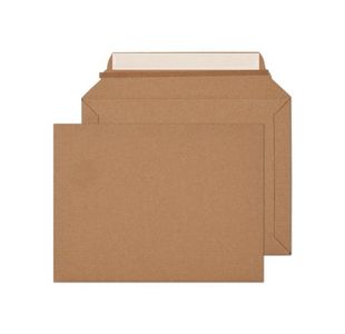 Blake Corrugated Wallet Envelope Peel and Seal + Rip Strip 248x348mm Kraft (Pack of 30) PCWA3